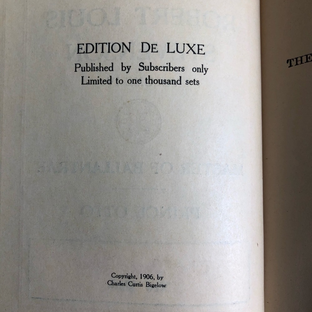 1906 Antique Book: Master of Ballantrae & Prince Otto by Robert Lewis Stevenson - Picture 5 of 10